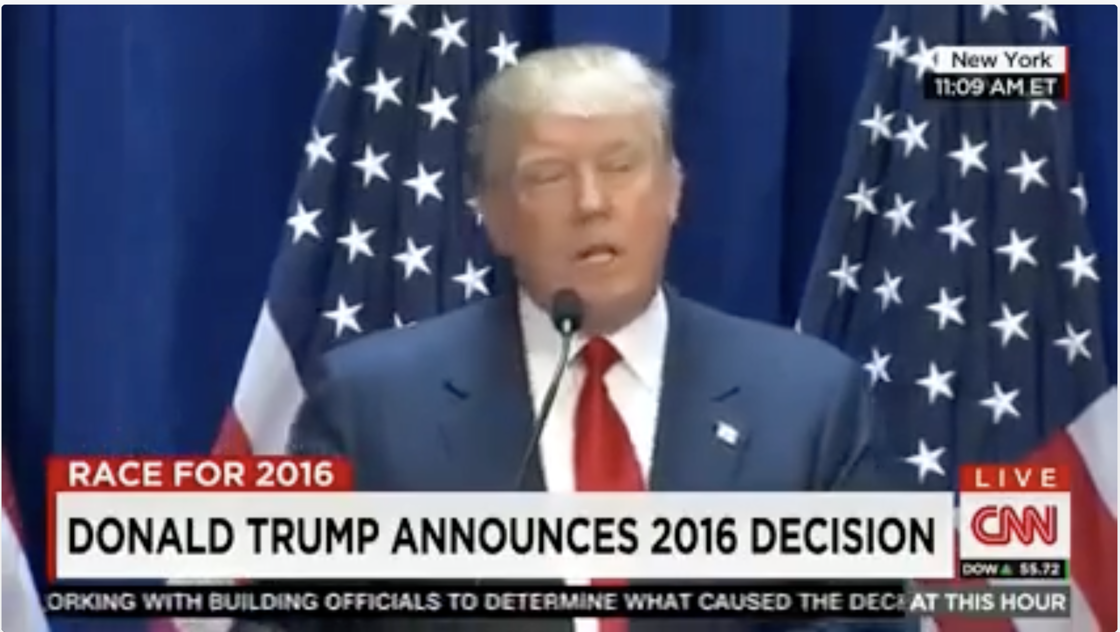 Trump speaking about border security